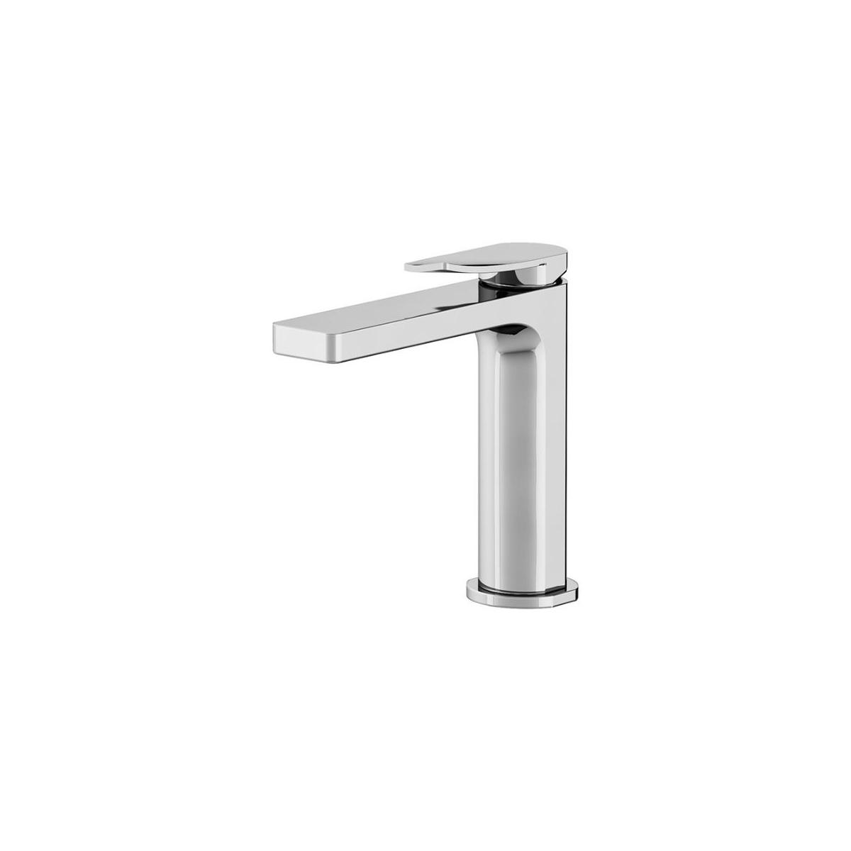 Soffio miscelatore lavabo con piletta regolabile con tappo a scatto cromo
