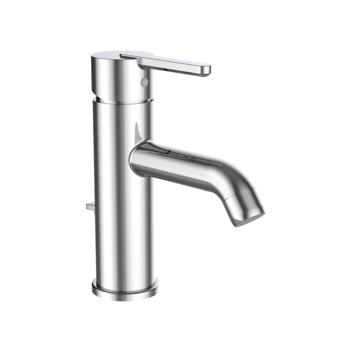 Lua miscelatore per lavabo eco+ con piletta s118mm cromo