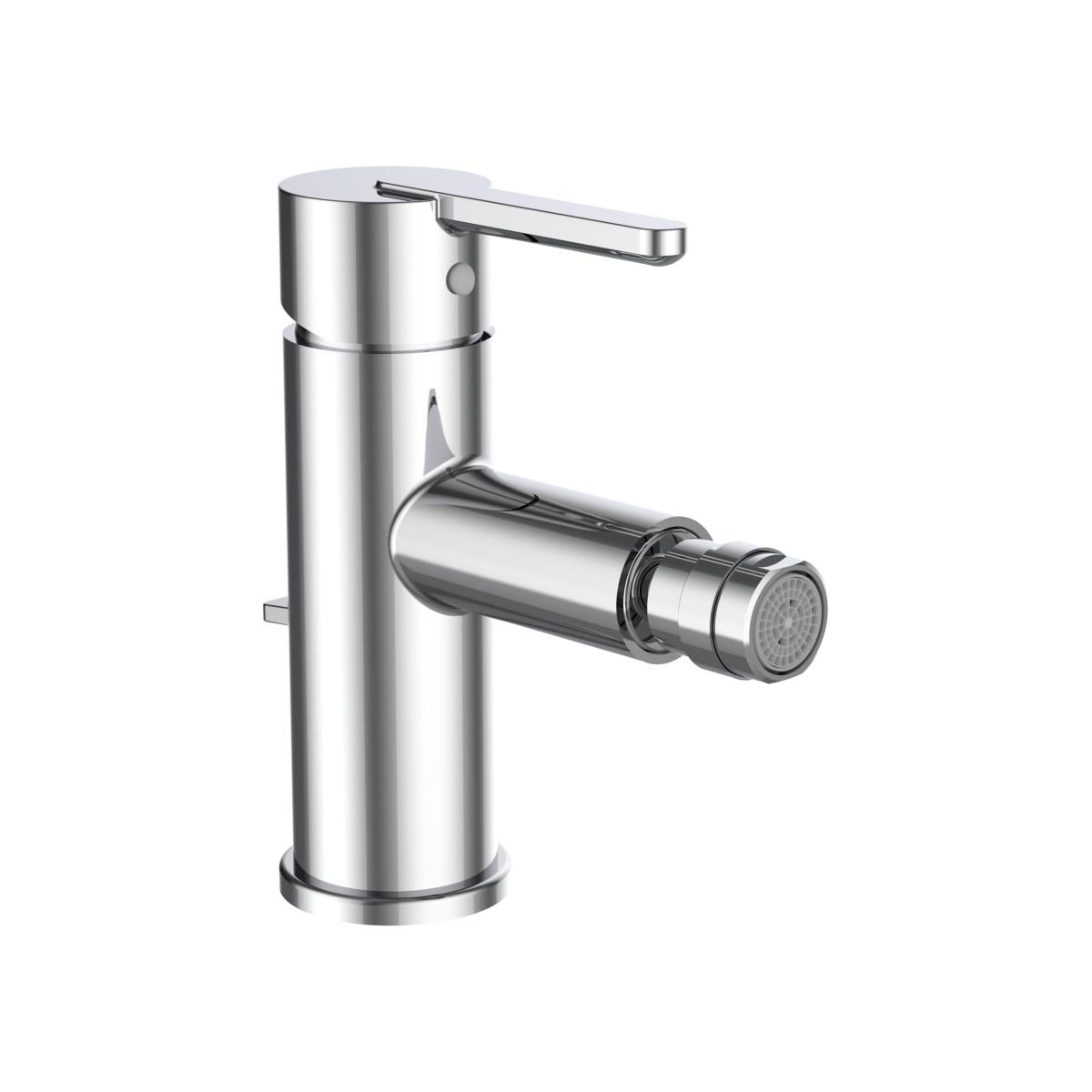 Lua miscelatore per bidet con piletta s110mm cromo