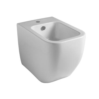Brio bidet a terra monoforo bianco lucido