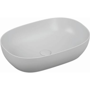 Outline catino oval 60 cm white